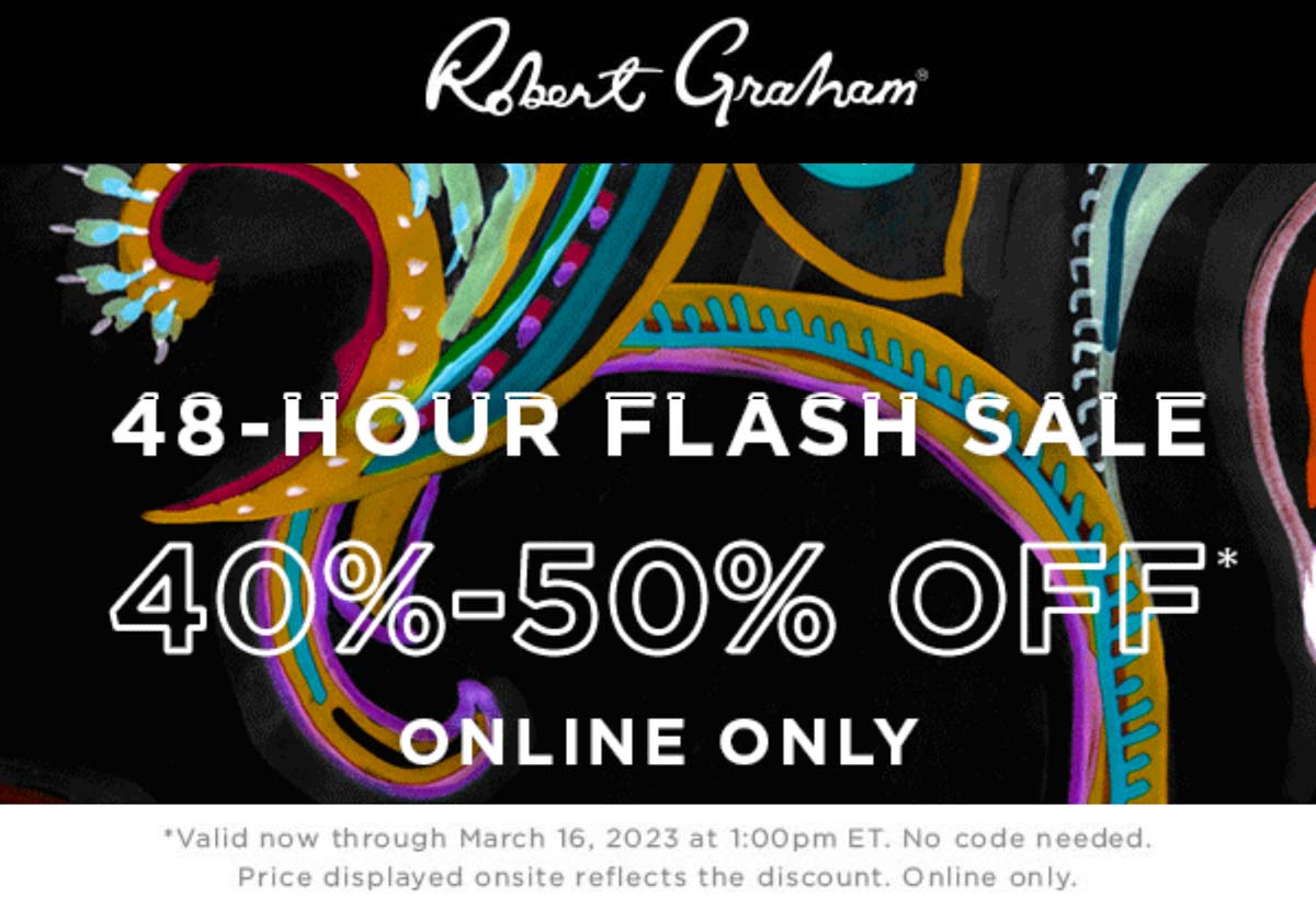 Robert Graham stores Coupon  40-50% off online at Robert Graham #robertgraham 