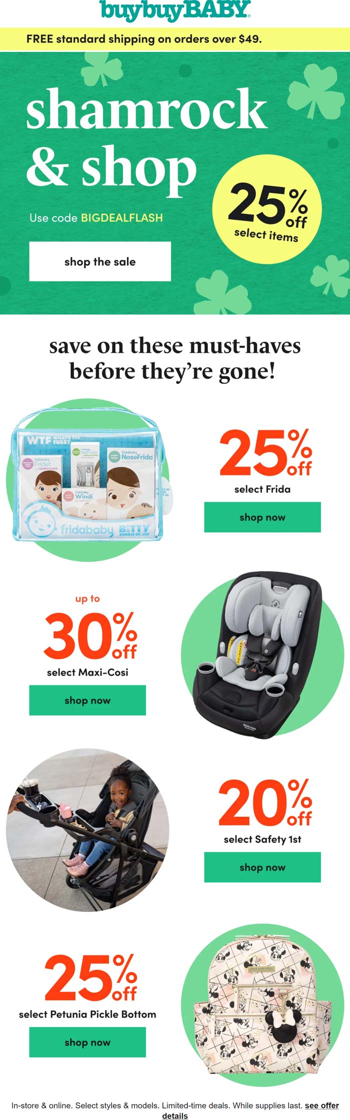 buybuyBABY stores Coupon  25% off at buybuyBABY, or online via promo code BIGDEALFLASH #buybuybaby 