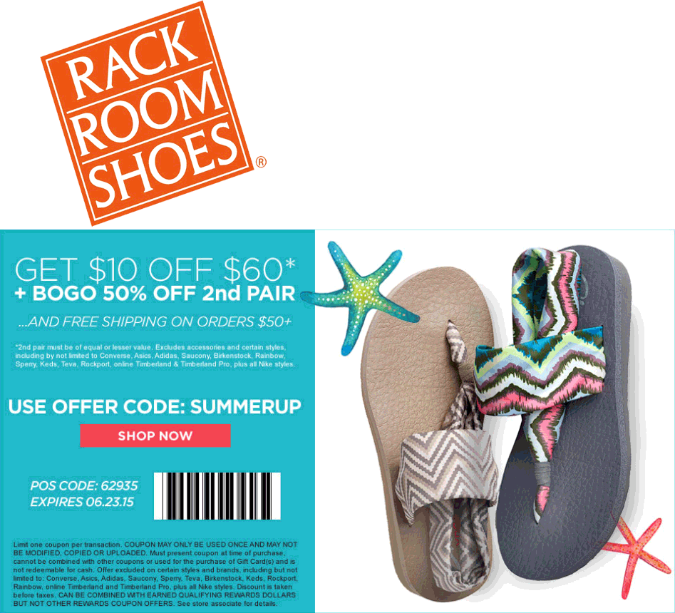 rack room shoes coupons $10 off