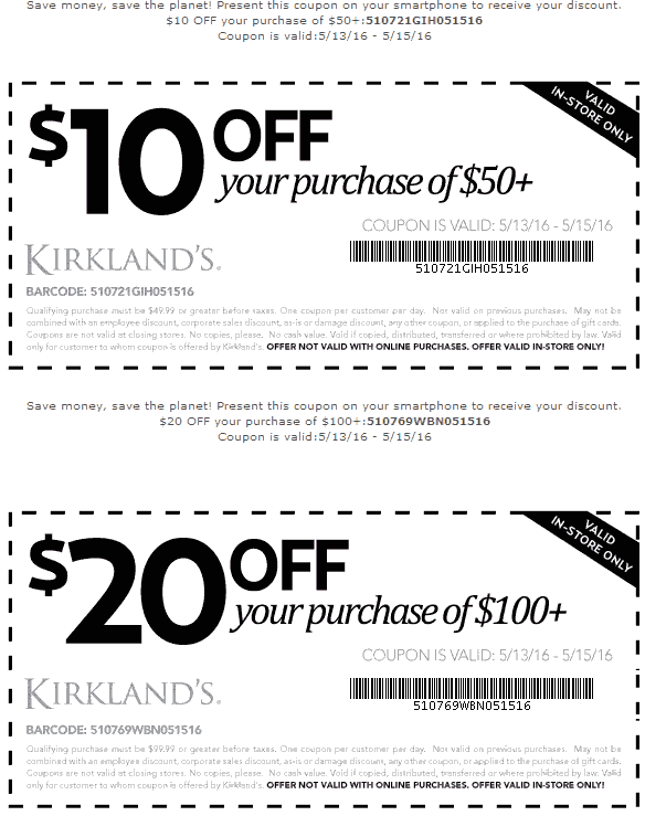 Kirklands coupons & promo code for [May 2024]
