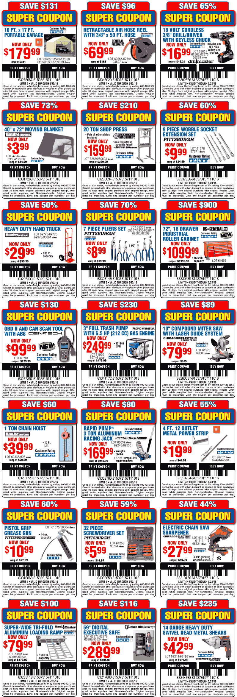 Harbor Freight Tools March 2024 Coupons and Promo Codes 🛒