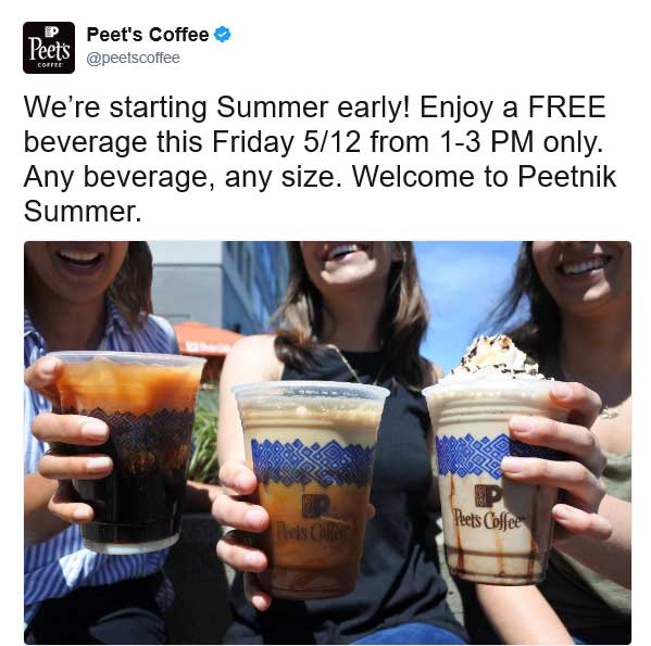 Peets Coffee & Tea coupons & promo code for [April 2024]