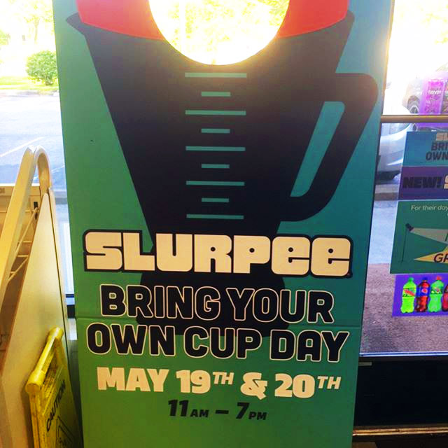 7-Eleven Coupon April 2024 Bring your own cup day for slurpees the 19th & 20th at 7-Eleven