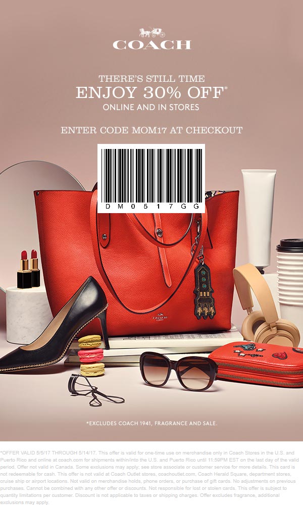 Coach coupons & promo code for [May 2024]