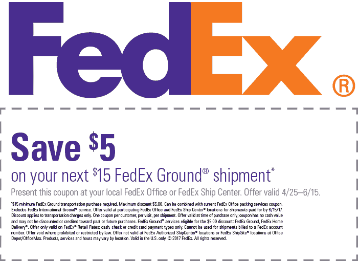 FedEx coupons & promo code for [April 2024]