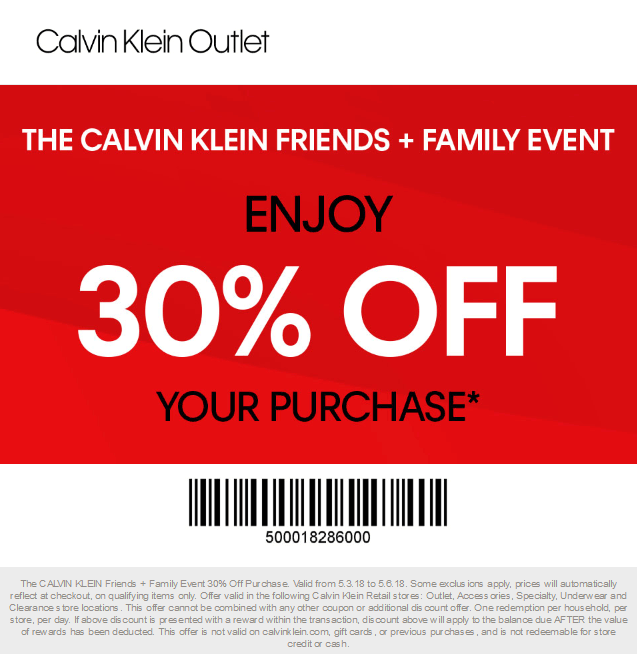 Calvin Klein Outlet coupons & promo code for [April 2024]