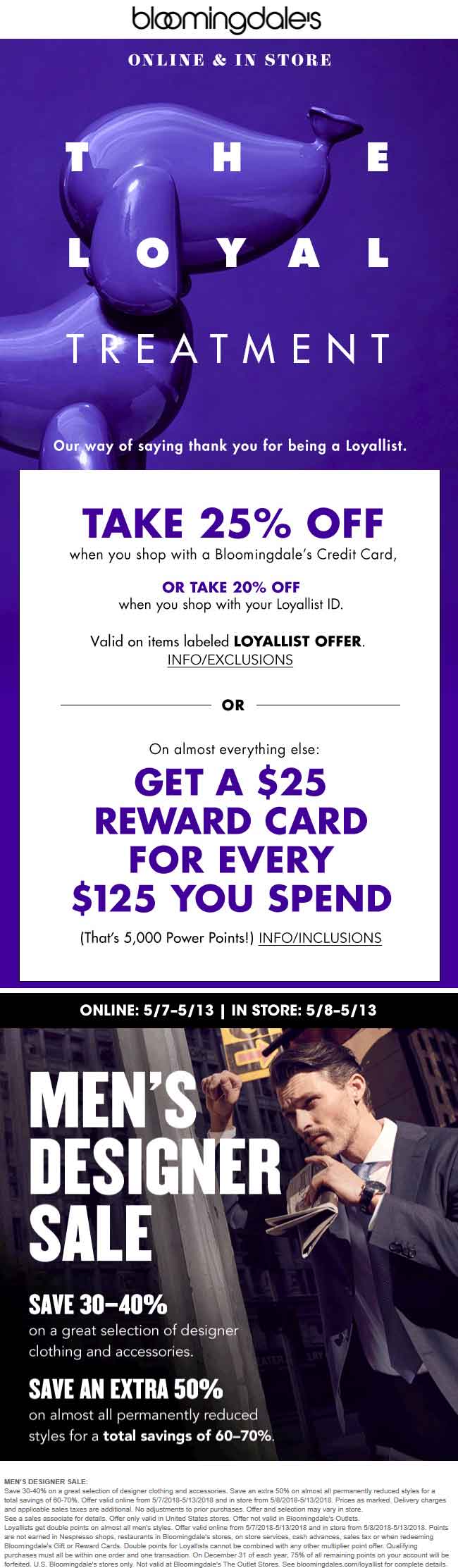 Bloomingdales Coupon March 2024 20% off & more at Bloomingdales, ditto online