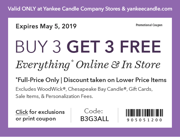 Yankee Candle coupons & promo code for [May 2022]
