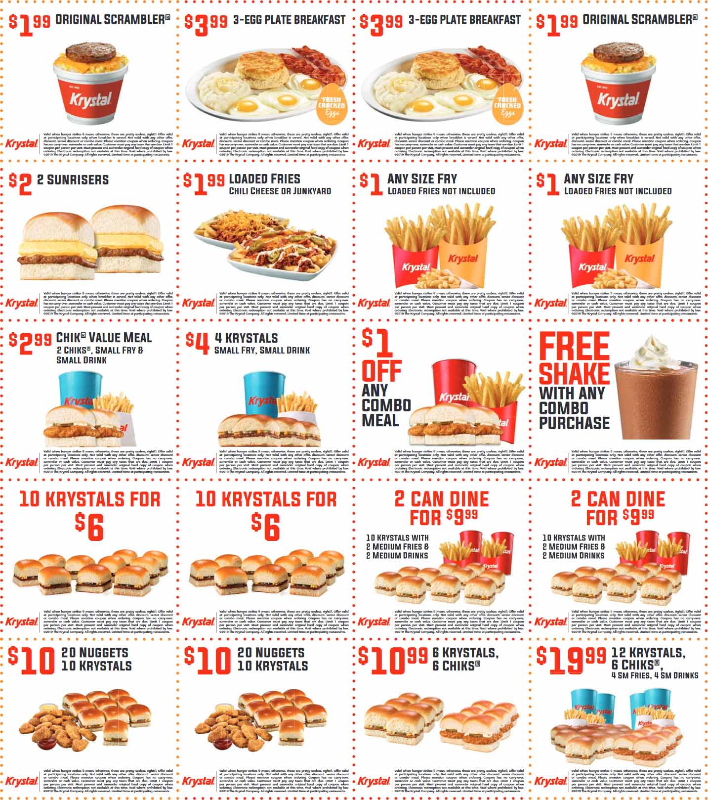 Printable Krystal Coupons Printable World Holiday