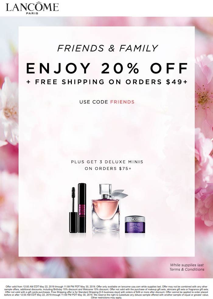Lancome coupons & promo code for [September 2022]