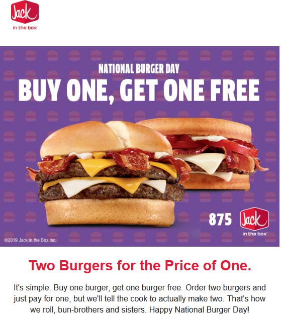 Jack in the Box coupons & promo code for [May 2022]