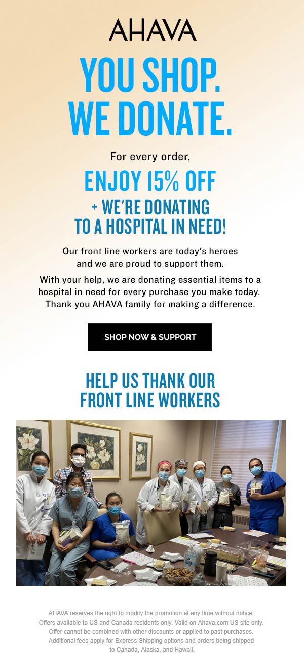15 Off At AHAVA No Code Needed ahava The Coupons App 