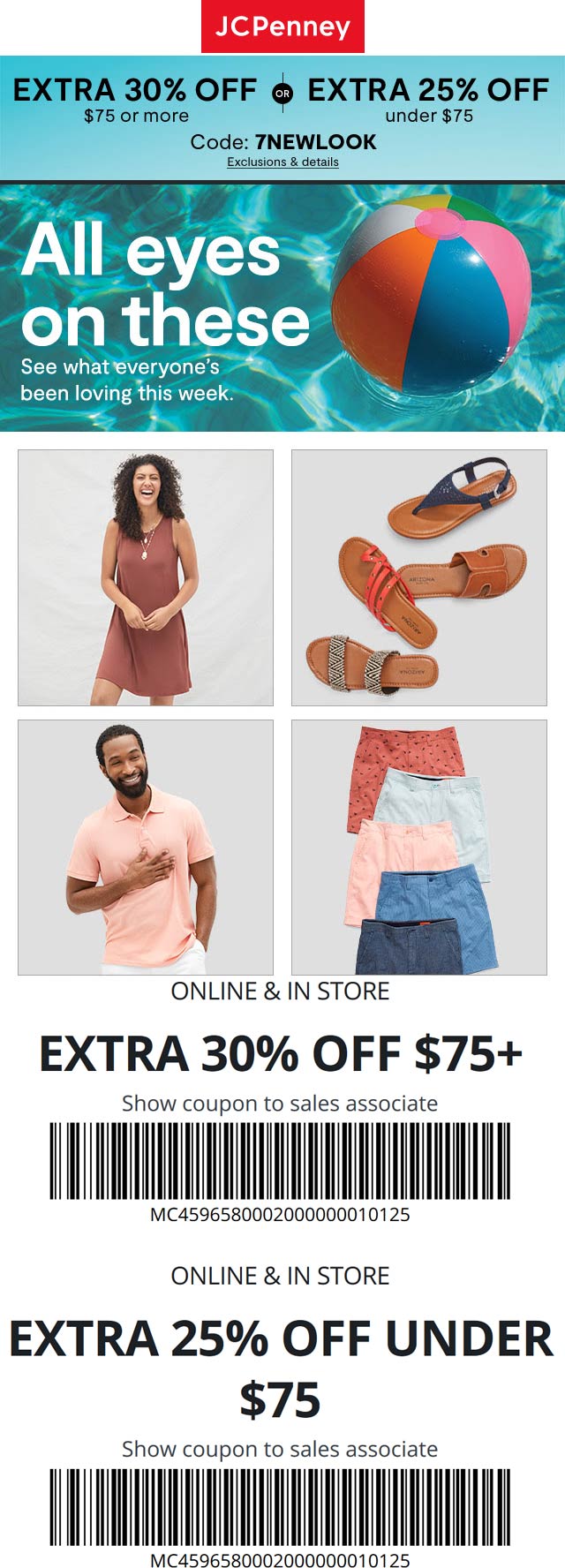 JCPenney stores Coupon  Extra 25-30% off at JCPenney, or online via promo code HOORAY9 #jcpenney