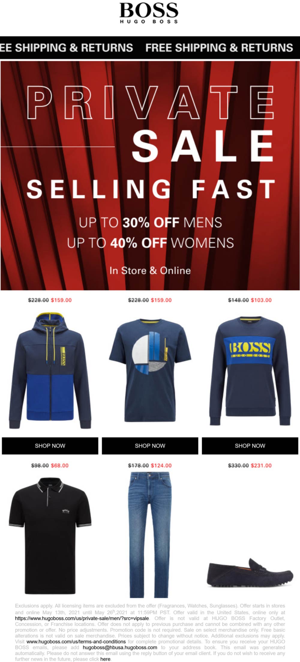 3040 off online at BOSS boss The Coupons App®