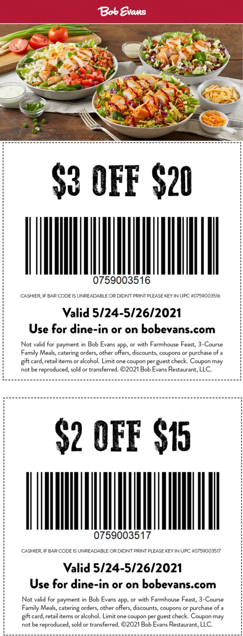 Bob Evans restaurants Coupon  $2-$3 off $15+ at Bob Evans restaurants #bobevans 