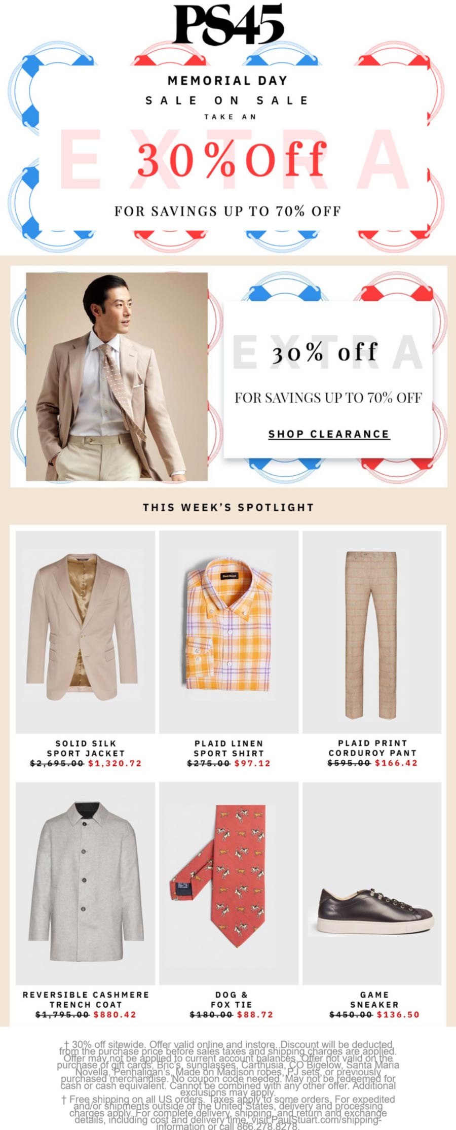 Paul Stuart stores Coupon  Extra 30% off today at Paul Stuart #paulstuart 