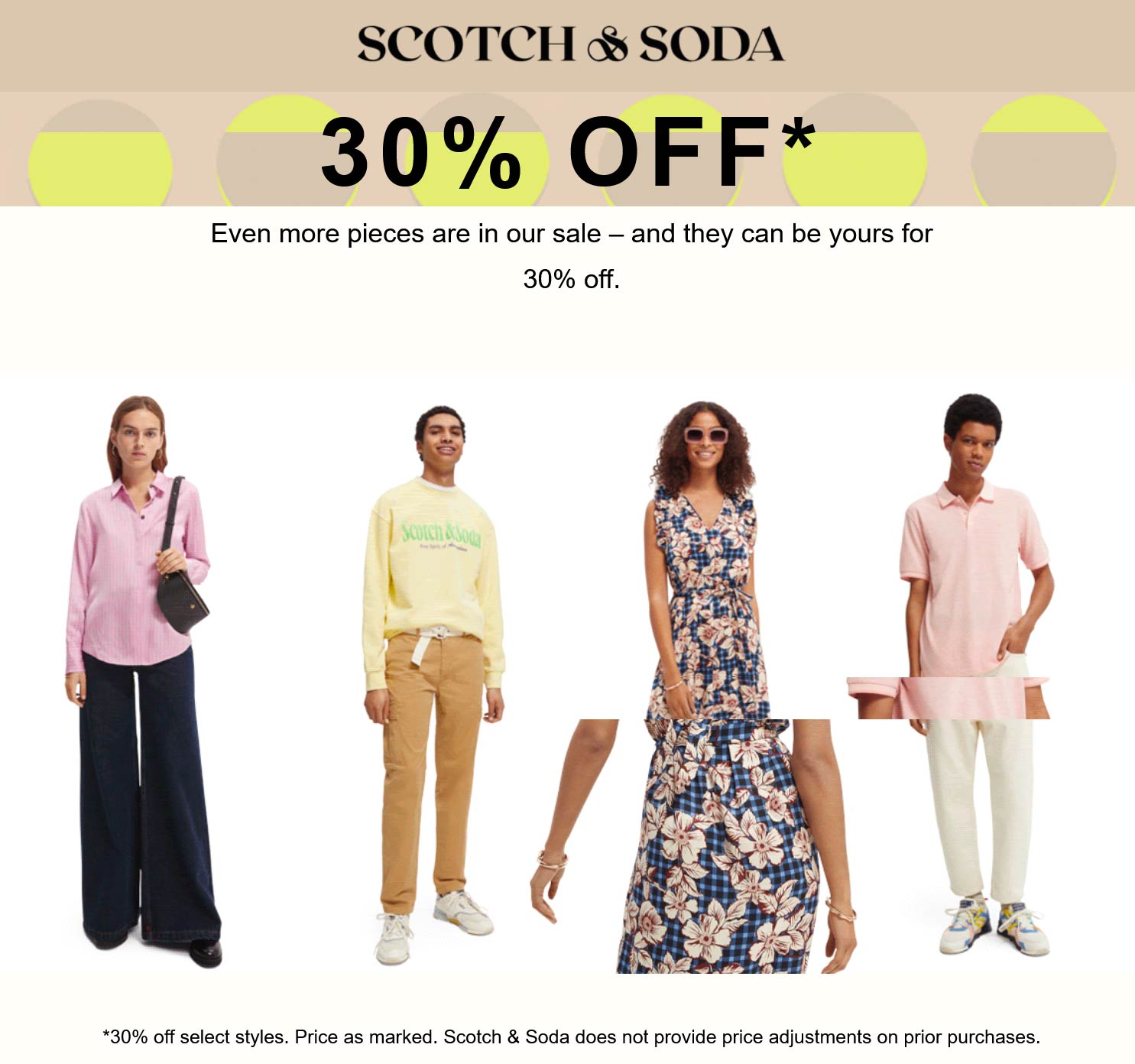 Scotch & Soda restaurants Coupon  Extra 30% off sale items at Scotch & Soda #scotchsoda 