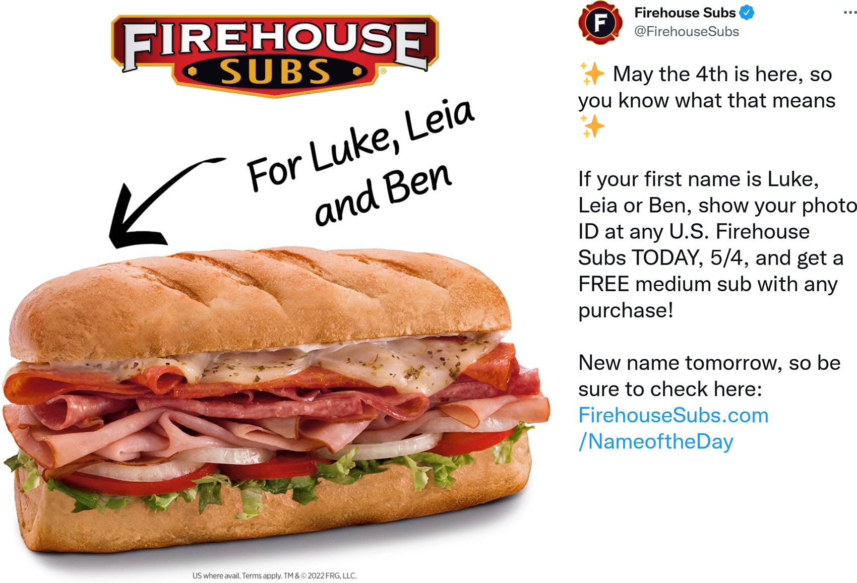 Firehouse Subs restaurants Coupon  Luke Leia and Ben enjoy a free sub today at Firehouse Subs #firehousesubs 
