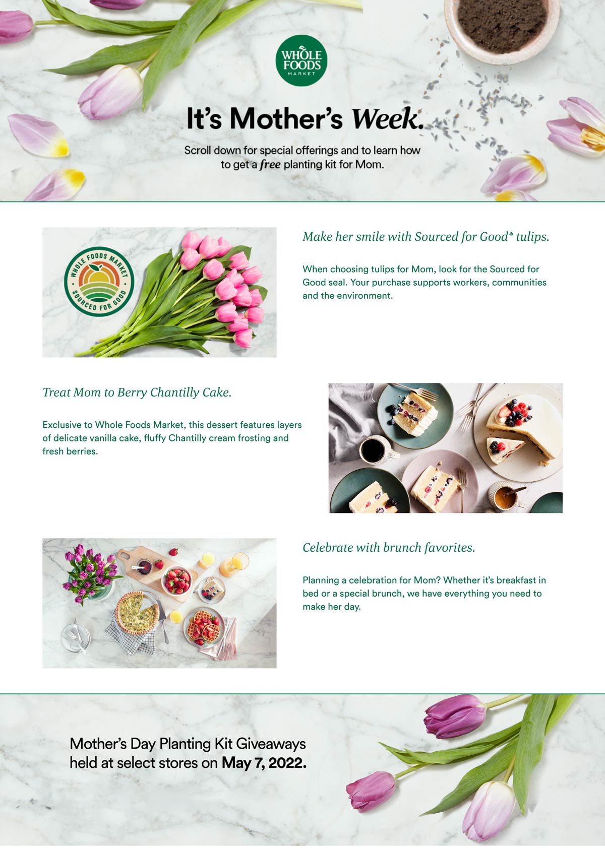 Whole Foods stores Coupon  Free planting kit for mom Saturday at Whole Foods #wholefoods 