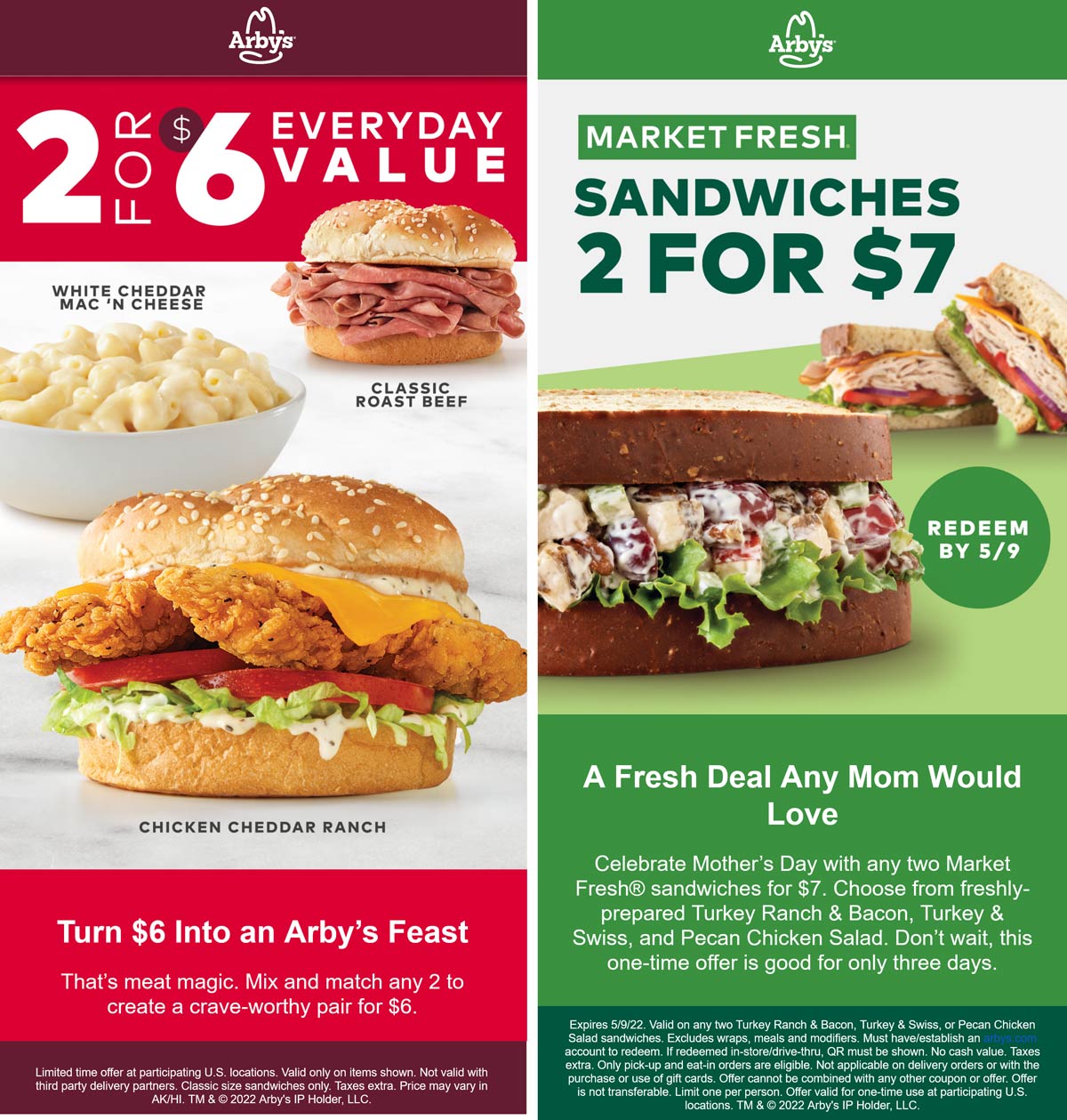 Arbys coupons & promo code for [December 2022]