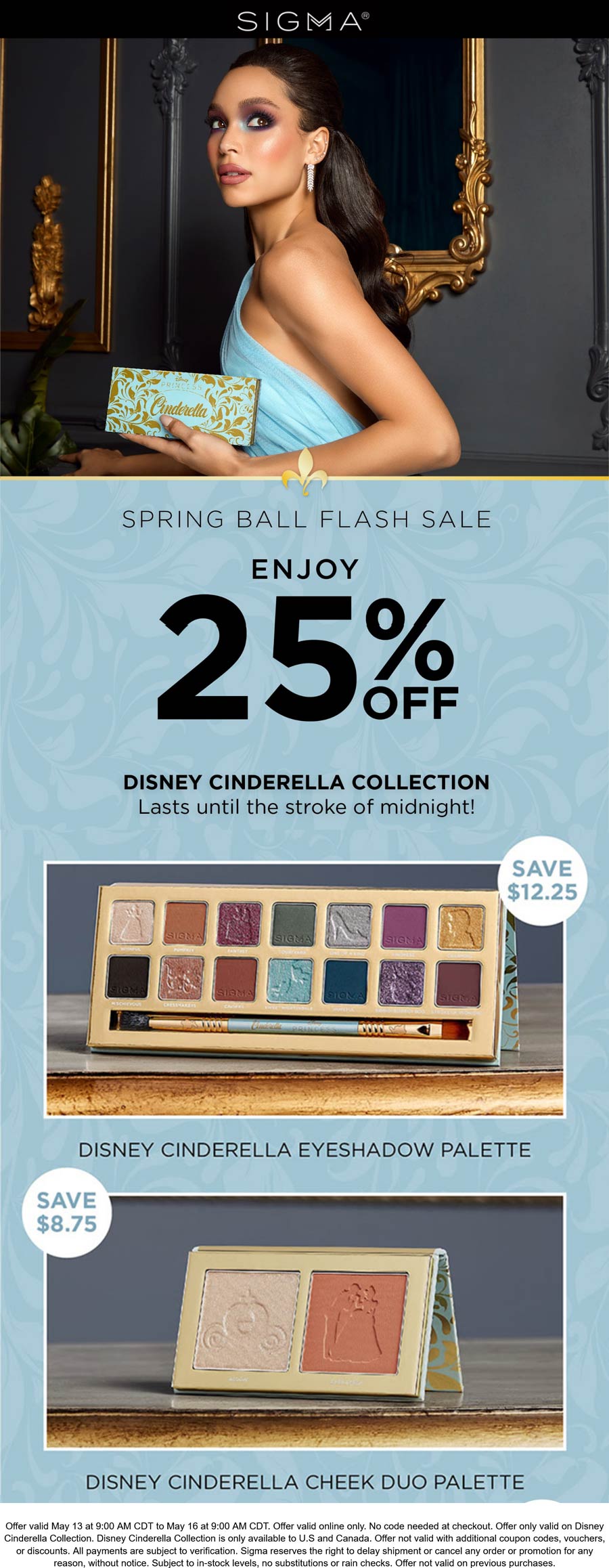 Sigma Beauty stores Coupon  25% off royal looks online at Sigma Beauty #sigmabeauty 