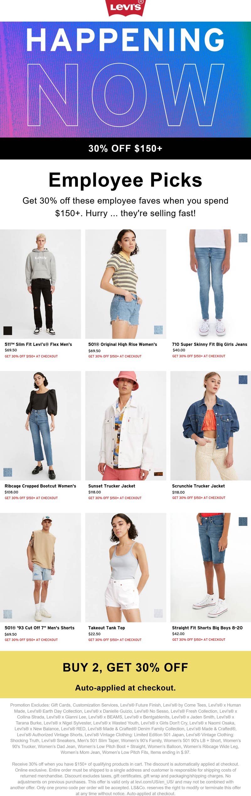 Levis coupons & promo code for [November 2022]