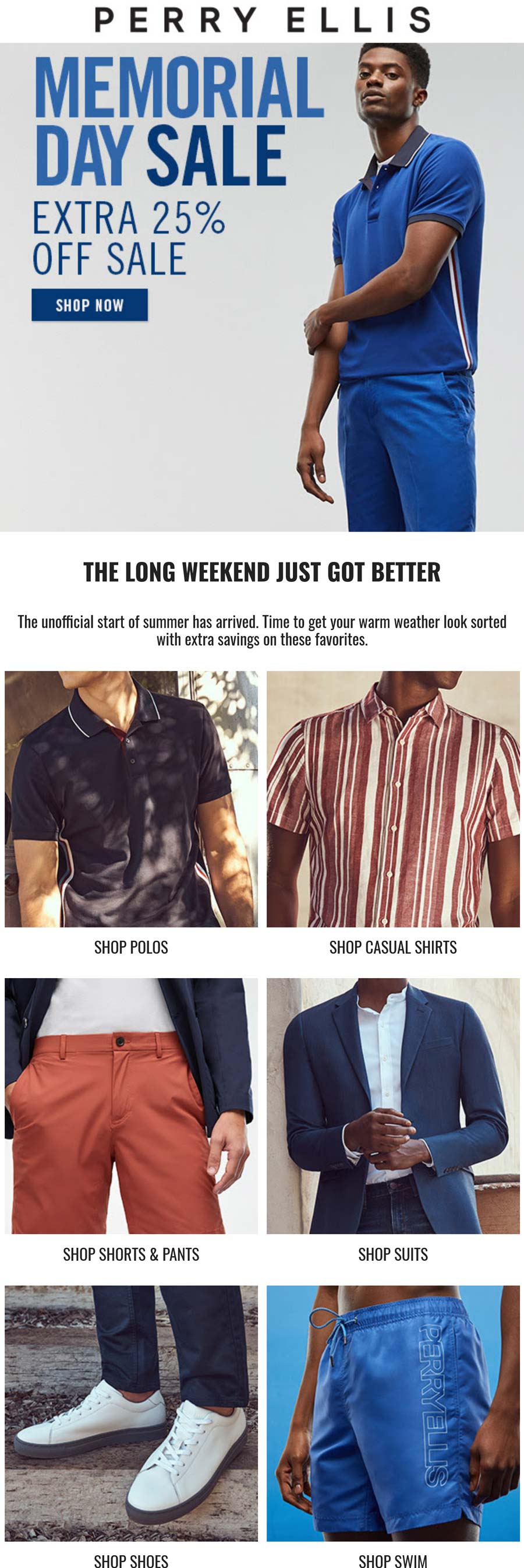 Perry Ellis coupons & promo code for [December 2022]