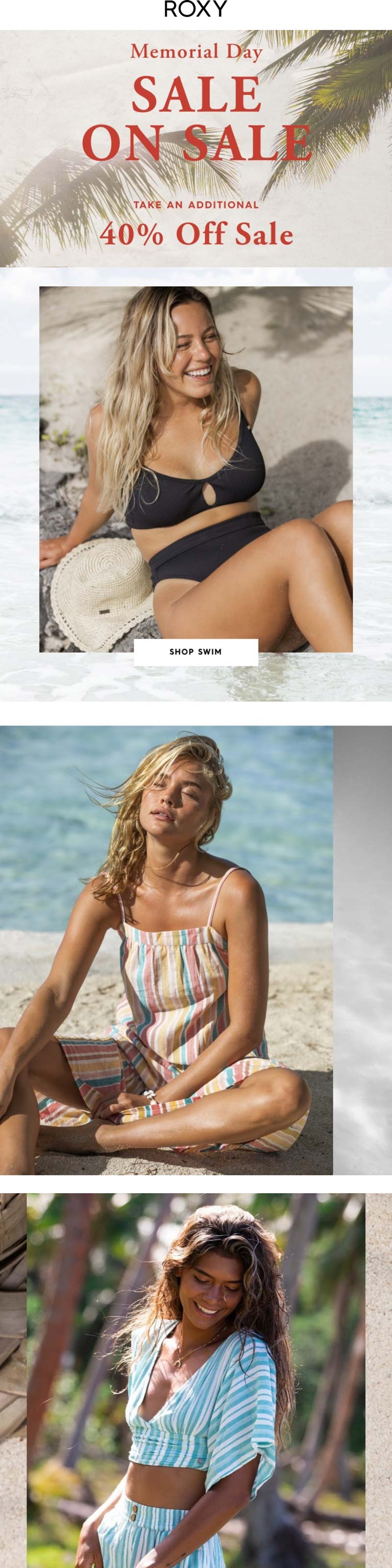 ROXY stores Coupon  Extra 40% off sale styles at ROXY #roxy 