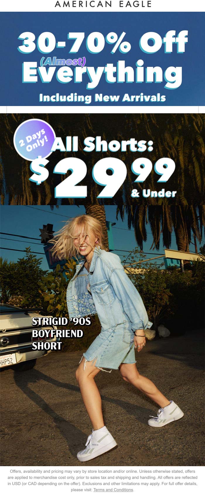American Eagle stores Coupon  30-70% off at American Eagle #americaneagle 