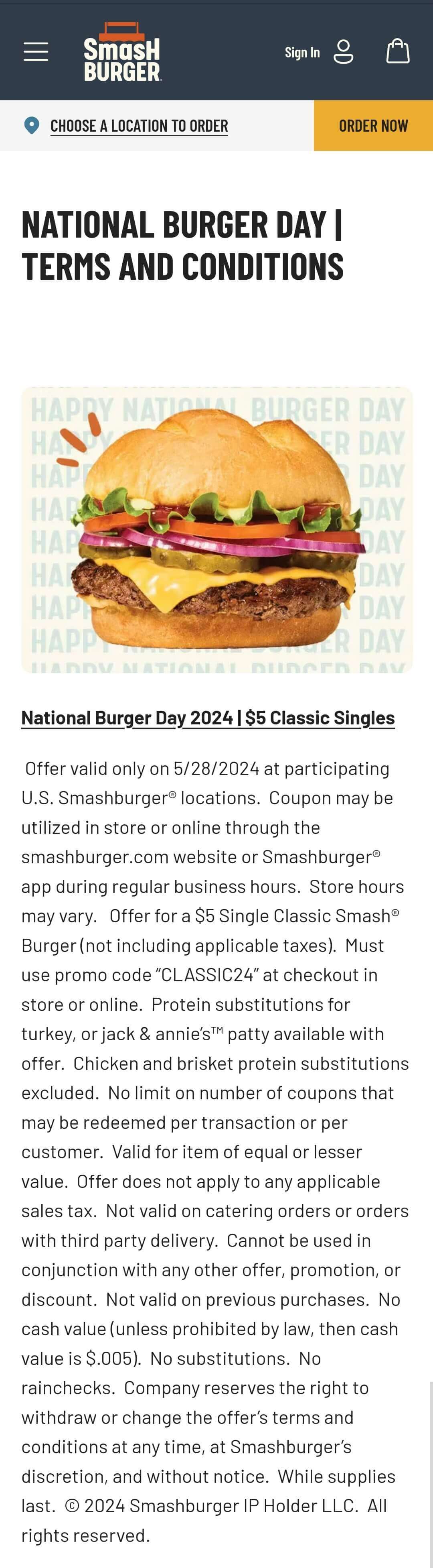 Smashburger restaurants Coupon  $5 classic cheeseburger today at Smashburger #smashburger 