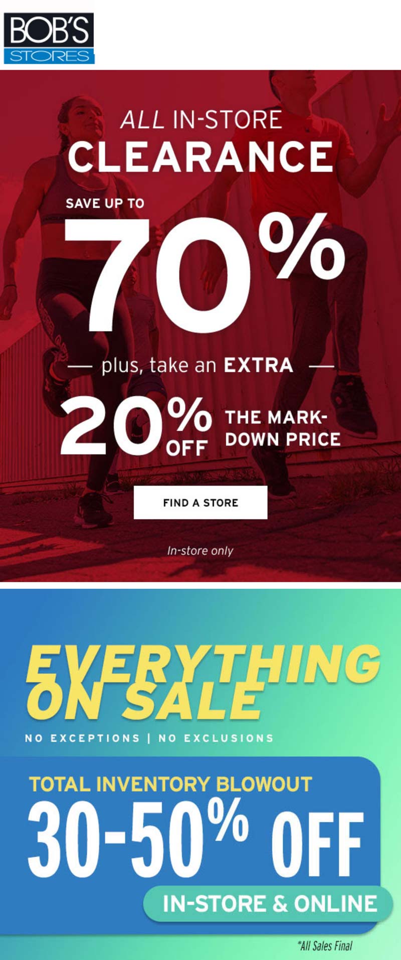 Bobs Stores stores Coupon  Everything 30-50% off at Bobs Stores #bobsstores 