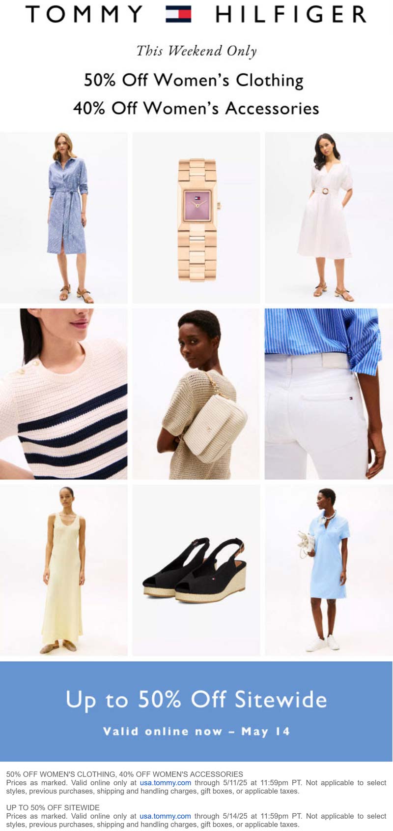 Tommy Hilfiger stores Coupon  50% off womens online at Tommy Hilfiger #tommyhilfiger 