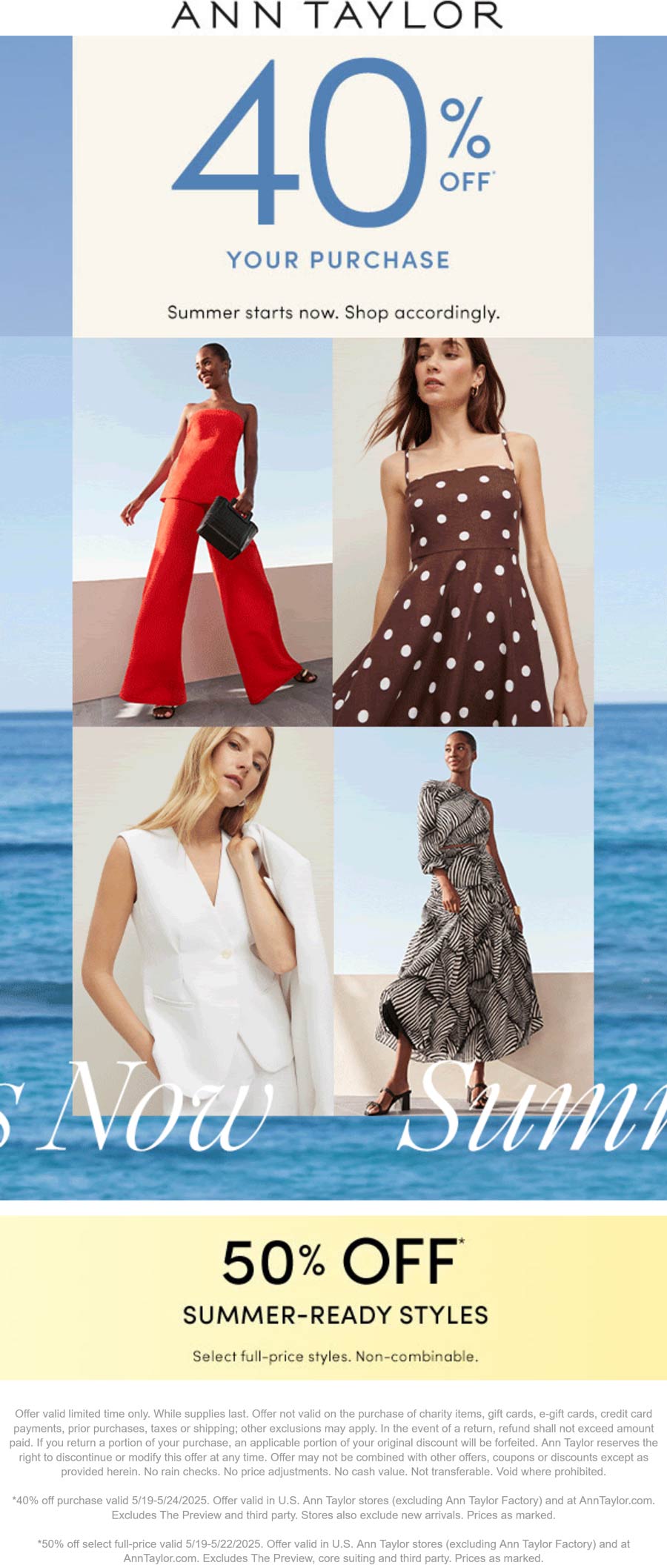 Ann Taylor stores Coupon  40% off & more at Ann Taylor #anntaylor 