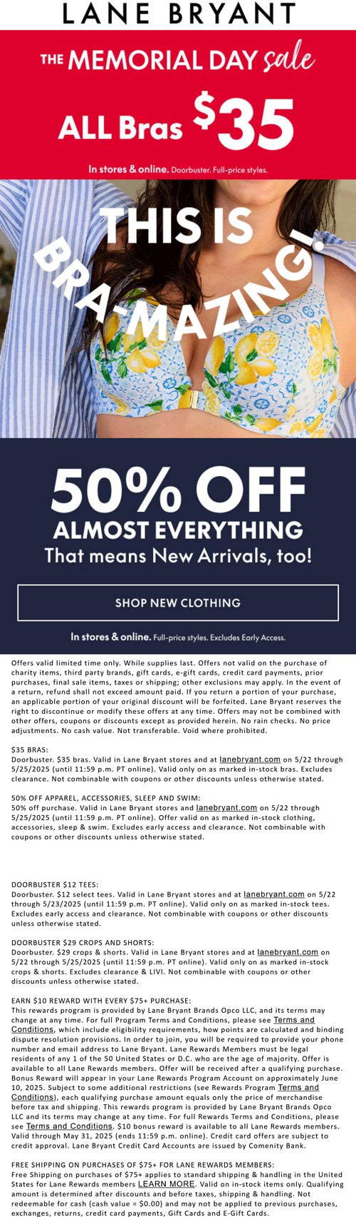 Lane Bryant stores Coupon  50% off at Lane Bryant, ditto online #lanebryant 