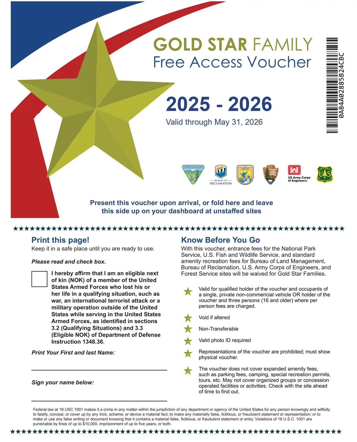 National Park stores Coupon  Gold star military family members enjoy free National Park entry #nationalpark 