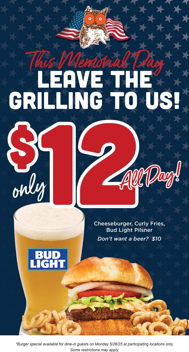 Hooters restaurants Coupon  Cheeseburger + curly fries + beer = $12 today at Hooters #hooters 