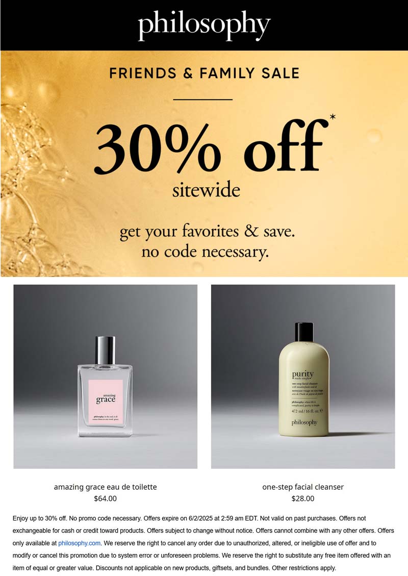 Philosophy stores Coupon  30% off everything online at Philosophy #philosophy 