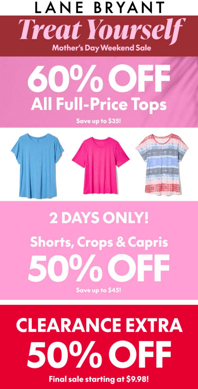 Lane Bryant stores Coupon  60% off tops & more today at Lane Bryant #lanebryant 
