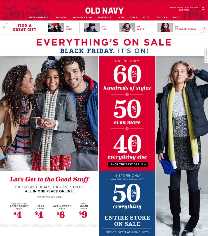 Old Navy Coupon April 2024 50% off everything at Old Navy, or 40-60% off online