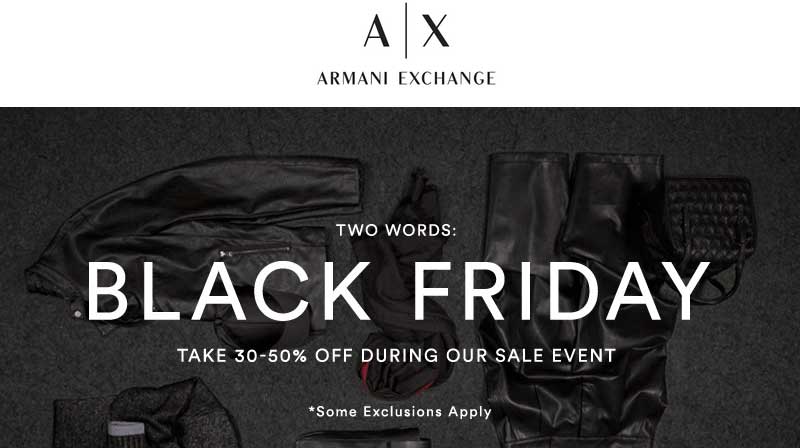 Armani Exchange coupons & promo code for [May 2024]