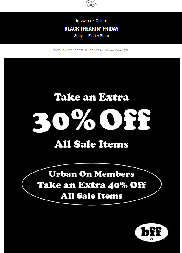 Urban Outfitters Coupon April 2024 Extra 30% off sale items at Urban Outfitters, ditto online