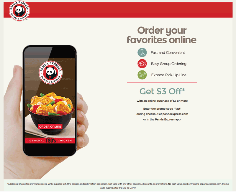 Panda Express June 2020 Coupons And Promo Codes 
