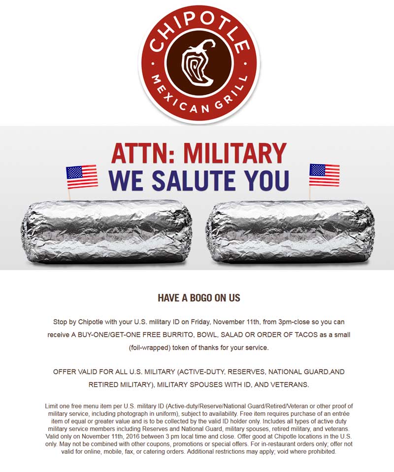 Chipotle June 2020 Coupons and Promo Codes 🛒