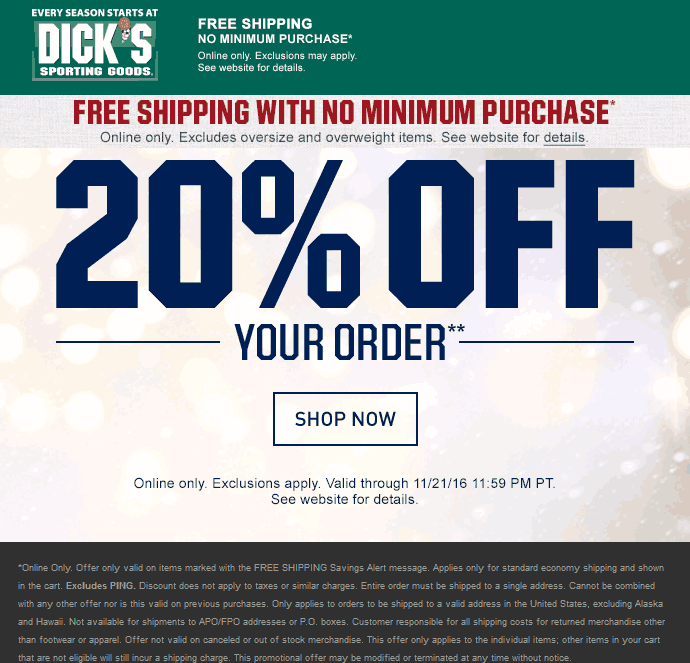 Dicks March 2021 Coupons And Promo Codes 