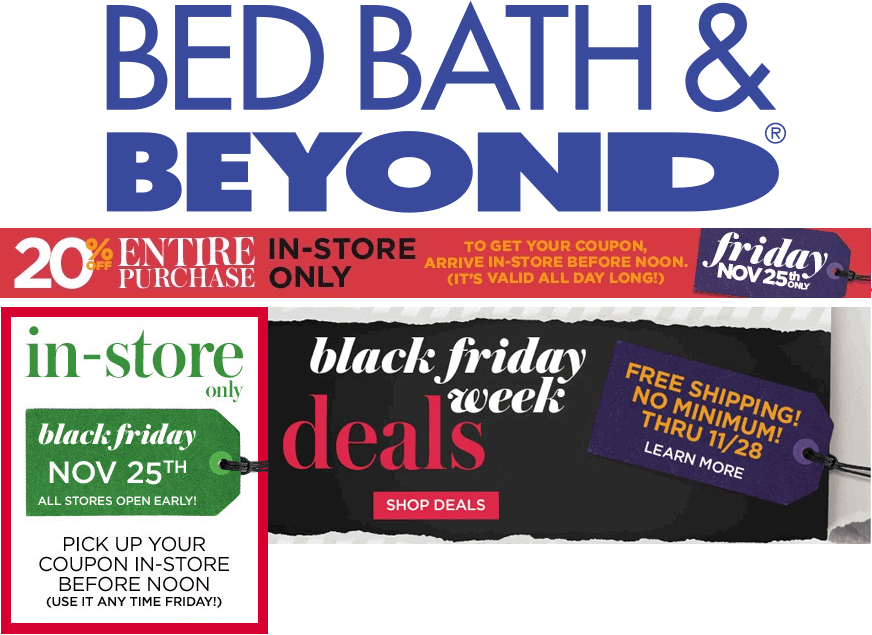Bed Bath & Beyond coupons & promo code for [April 2024]