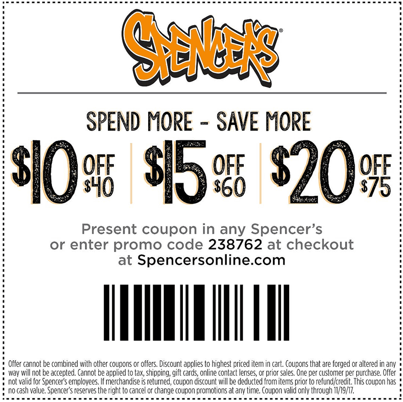 Spencers February 2024 Coupons and Promo Codes 🛒