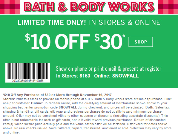 bath and works coupon