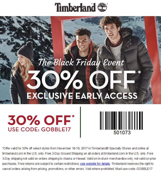 coupons for timberland outlet