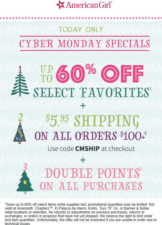 american girl cyber monday 2017