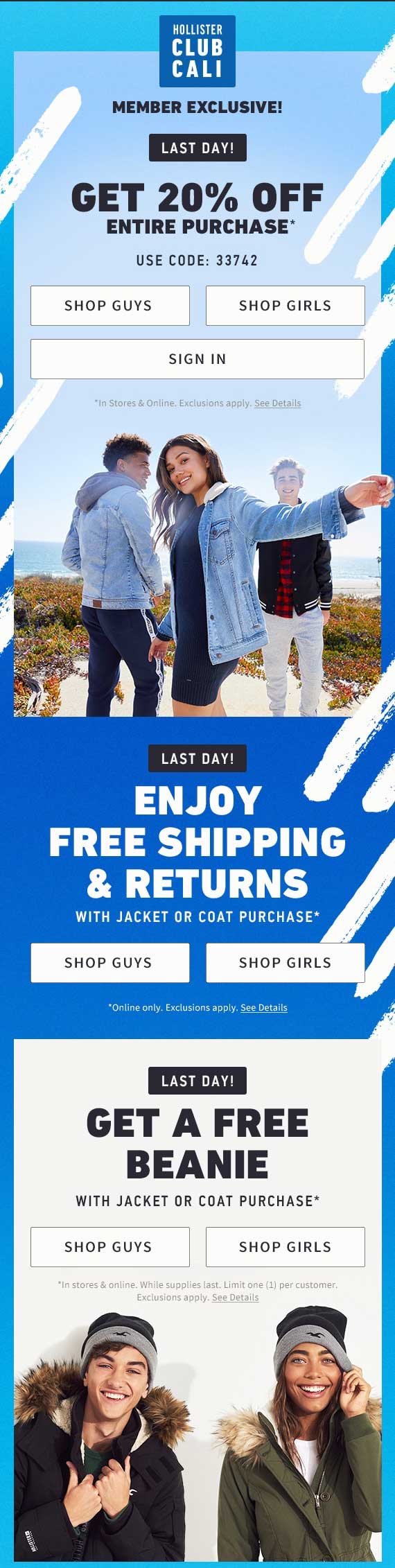 Hollister coupons & promo code for [April 2024]